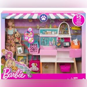 Barbie vet clinic play set new in box girls toys